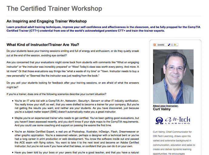 Certified Trainer Workshop
